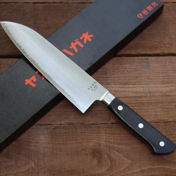 Dao Nhật Munemitsu Moriya Santoku 180mm Aogami Super