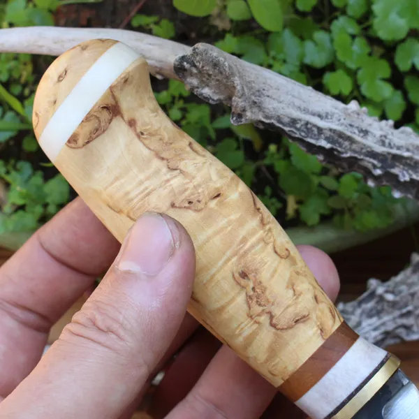 Dao Lappi Puukko  PT80 Thép 80CrV2