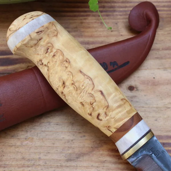 Dao Lappi Puukko  PT80 Thép 80CrV2