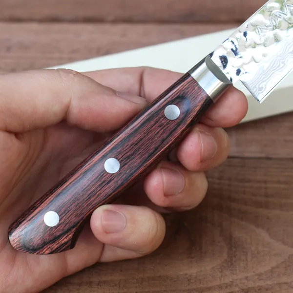 Dao Nhật Sakusaku Petty 135mm VG10 Damascus