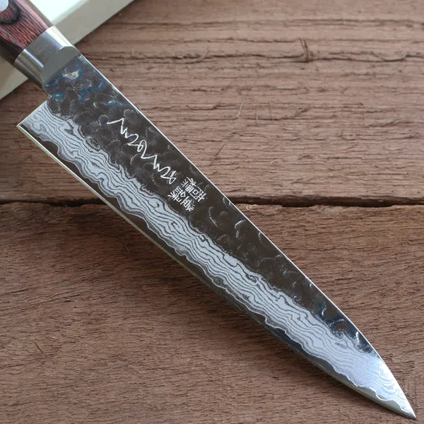 Dao Nhật Sakusaku Petty 135mm VG10 Damascus