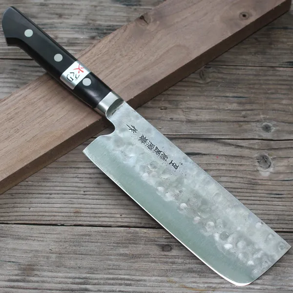 Dao Nhật Teruyasu Fujiwara Maboroshi Nakiri 165mm Like New