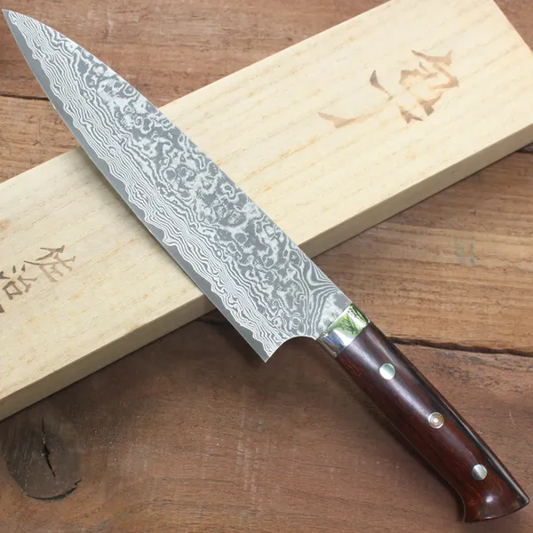 Dao Nhật Takeshi Saji R2 Black Gyuto 210mm Like New