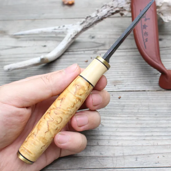 Dao Polar Puukko 80mm Thép 80CrV2