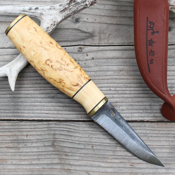 Dao Polar Puukko 80mm Thép 80CrV2