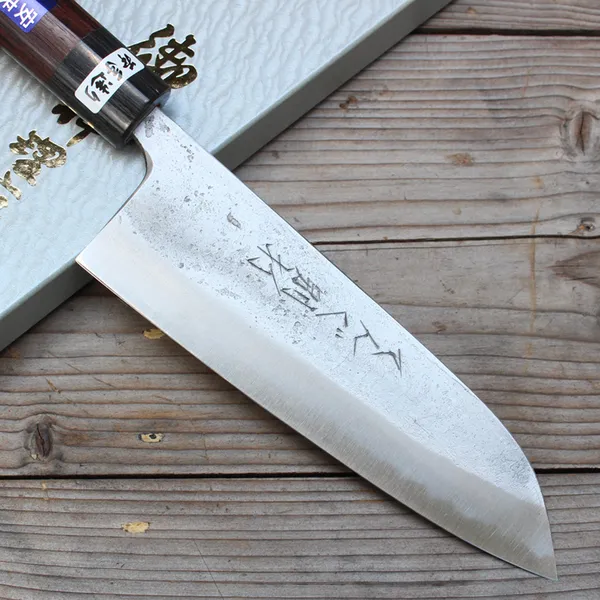 Dao Nhật Tengu Santoku Nashiji 170mm Aogami 2