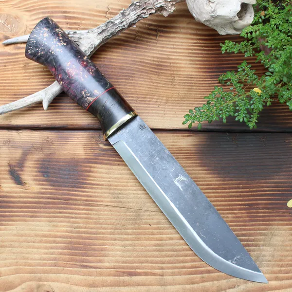 Dao Đi Rừng Brisa Leuku 180mm Cán Gỗ Maple M01