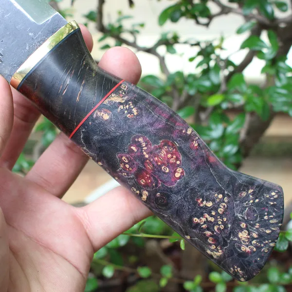 Dao Đi Rừng Brisa Leuku 180mm Cán Gỗ Maple M01