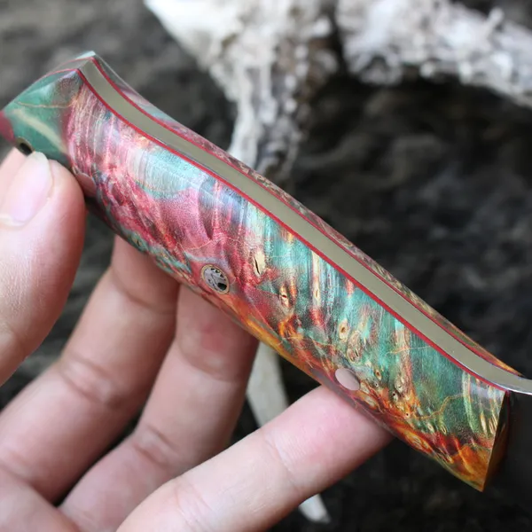 Dao Brisa Trapper Elmax 115mm Cán Gỗ Maple M01