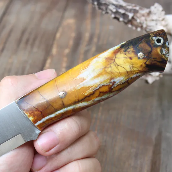 Dao Brisa Trapper Elmax 115mm Cán Răng Voi Ma Mút