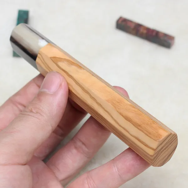 Cán Dao Nhật Bát Giác Gyuto 210mm - Olive Italia