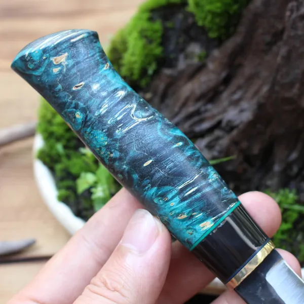 Dao Đi Rừng Polar Puukko 95mm Hammered
