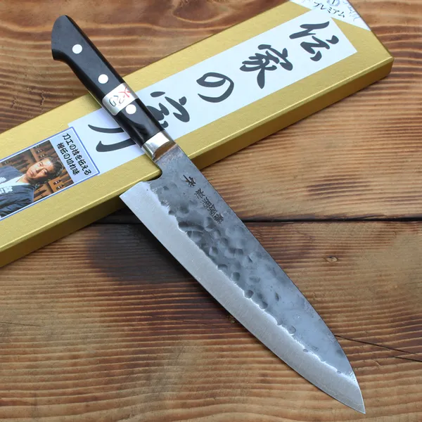 Dao Nhật Teruyasu Fujiwara Denka Gyuto 210mm Aogami Super
