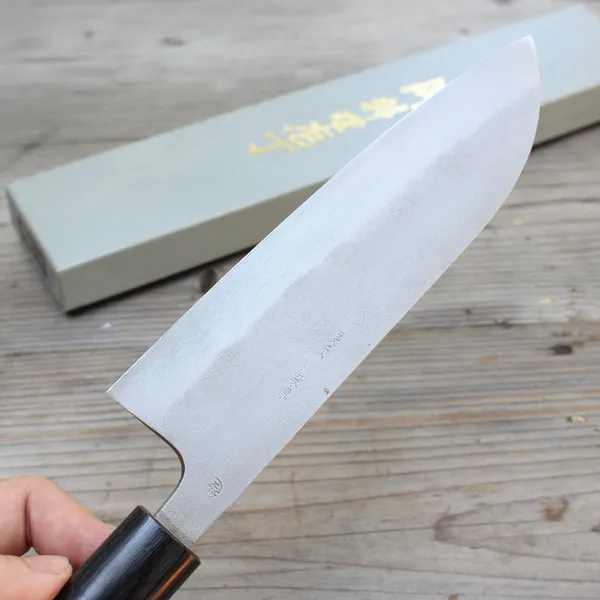 Dao Nhật Tengu Santoku Nashiji 170mm Ginsan