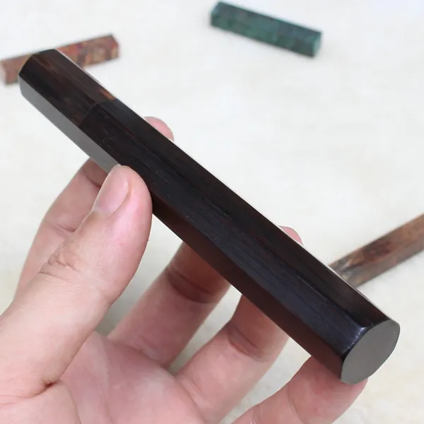 Cán Dao Nhật Bát Giác Gyuto 210mm - African Blackwood