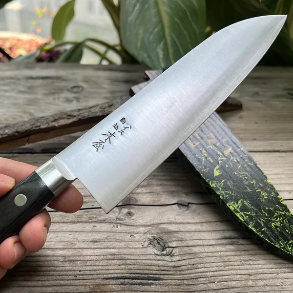Dao Nhật Kiya Santoku 180mm HAP40 Used