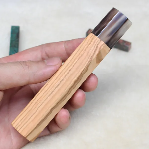 Cán Dao Nhật Bát Giác Gyuto 210mm - Olive Italia