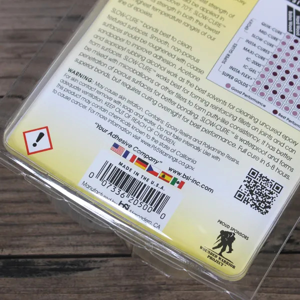 Keo Epoxy BSI Slow Cure 128g