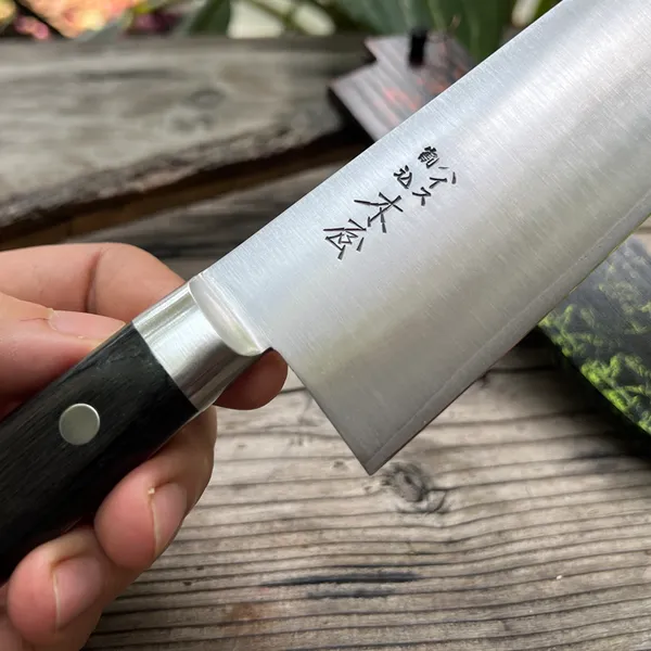 Dao Nhật Kiya Santoku 180mm HAP40 Used