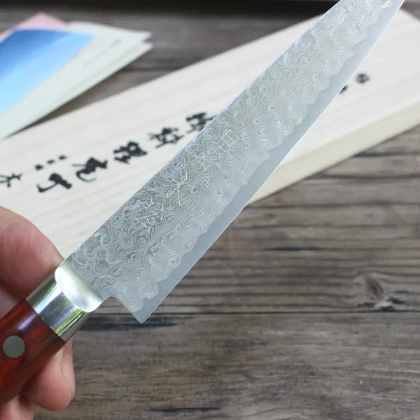 Dao Nhật Kiya Petty 135mm SG2 Damascus