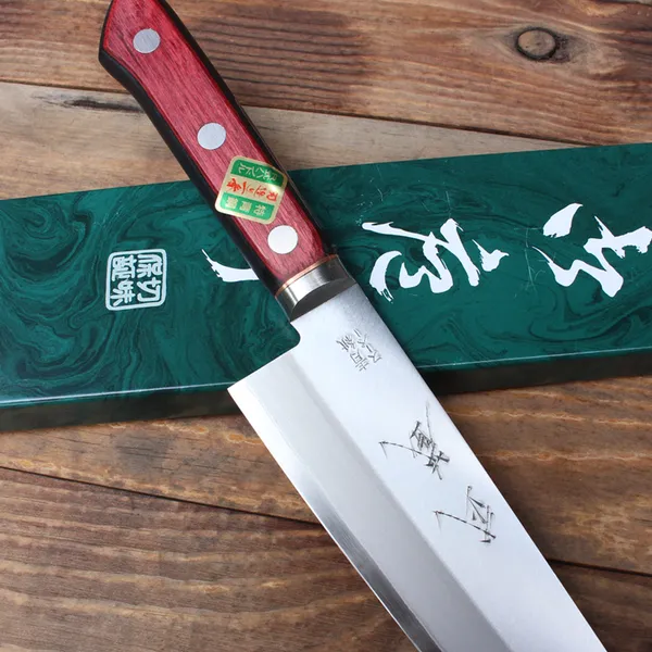 Dao Nhật Musashi Santoku 170mm Thép Aogami Super