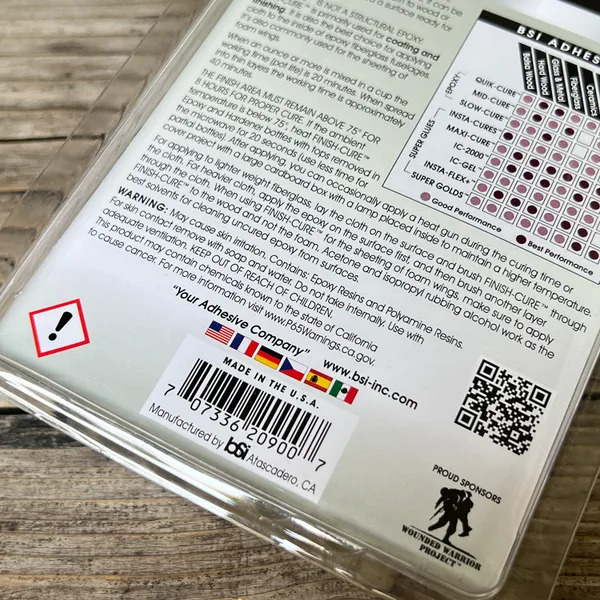 Keo Epoxy BSI Finish Cure 128g