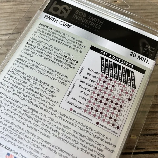 Keo Epoxy BSI Finish Cure 128g