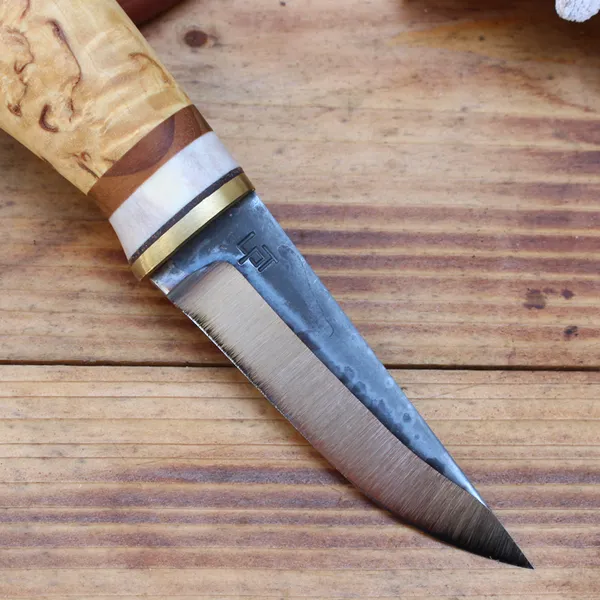 Dao Lappi Puukko  PT80 Thép 80CrV2
