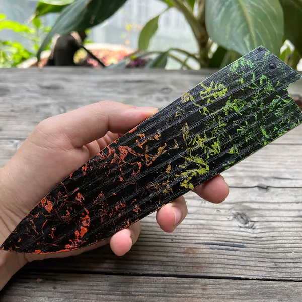 Dao Nhật Kiya Santoku 180mm HAP40 Used