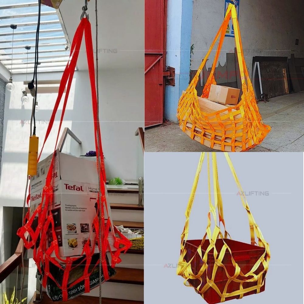 Ứng dụng lưới cẩu hàng 200kg