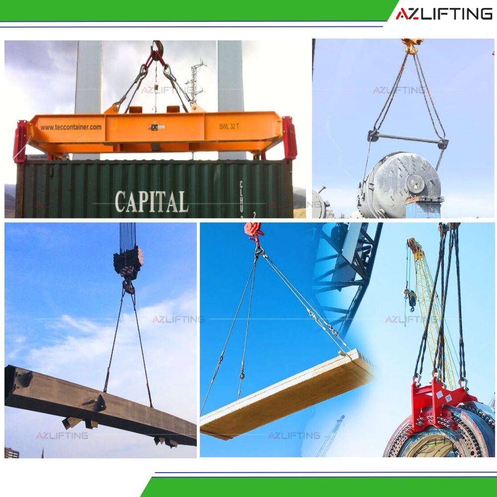 Ứng dụng Sling Cáp Thép Cẩu Hàng Ứng dụng Sling Cáp Thép Cẩu Hàng