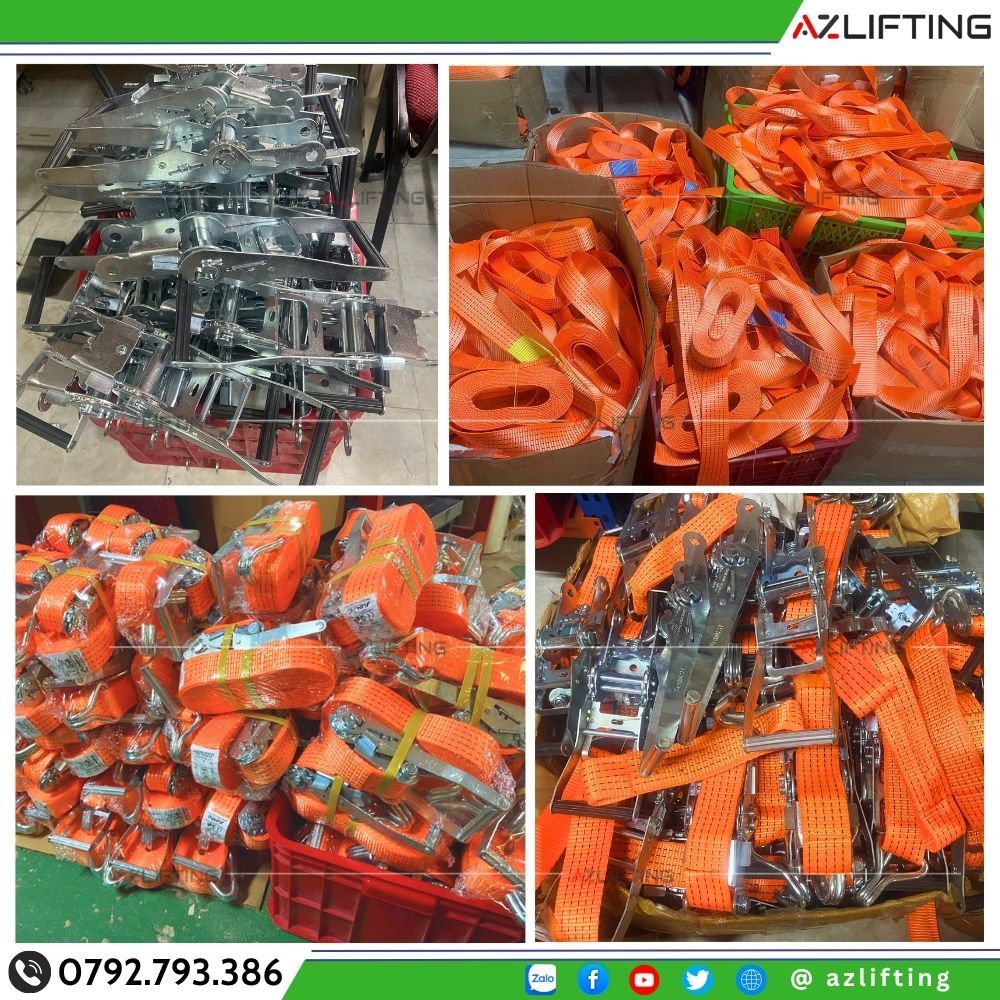 Azlifting sản xuất trực tiếp từ đầu khóa tăng đơ, dây đai và thành phẩm theo yêu cầu Azlifting sản xuất trực tiếp từ đầu khóa tăng đơ, dây đai và thành phẩm theo yêu cầu