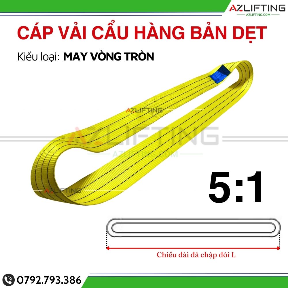 Thông số kỹ thuật Cáp Vải Cẩu Hàng Bản Dẹt May Vòng Tròn 3 Tấn Thông số kỹ thuật Cáp Vải Cẩu Hàng Bản Dẹt May Vòng Tròn 3 Tấn