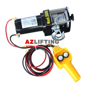 Tời điện kéo xe 12V/24V 3000LBS tải trọng 1300kg Tời điện kéo xe 12V/24V 3000LBS tải trọng 1300kg