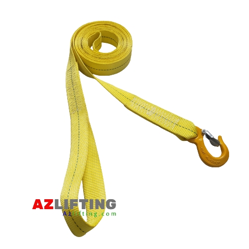 cáp kéo hàng, pallet, kéo cứu hộ ô tô 1 đầu móc - 1 đầu mắt