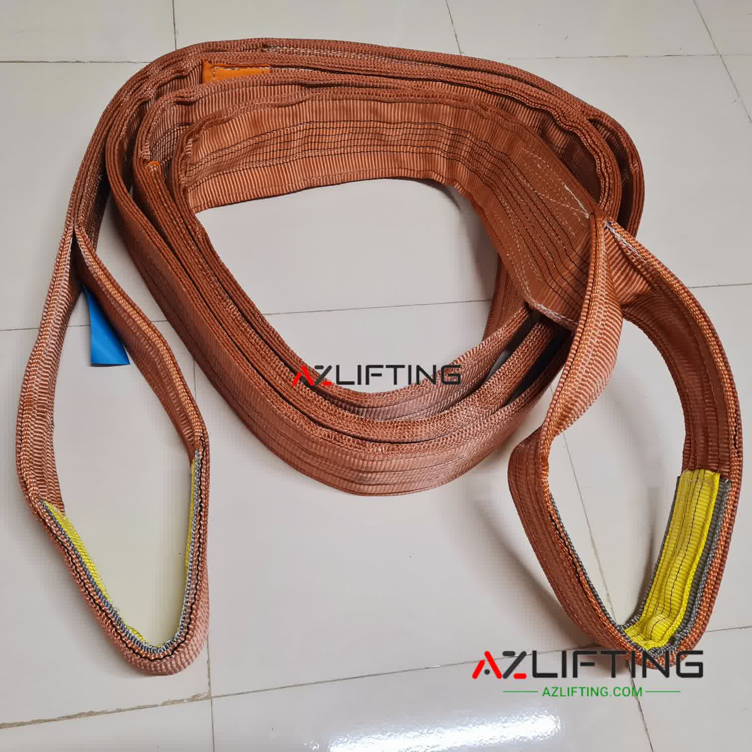 Cáp vải dẹt Webbing Sling may 4 lớp Cáp vải dẹt Webbing Sling may 4 lớp