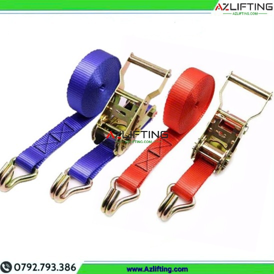 Dây cảo chằng hàng tăng đơ bản 25mm 1500kg Dây cảo chằng hàng tăng đơ bản 25mm 1500kg
