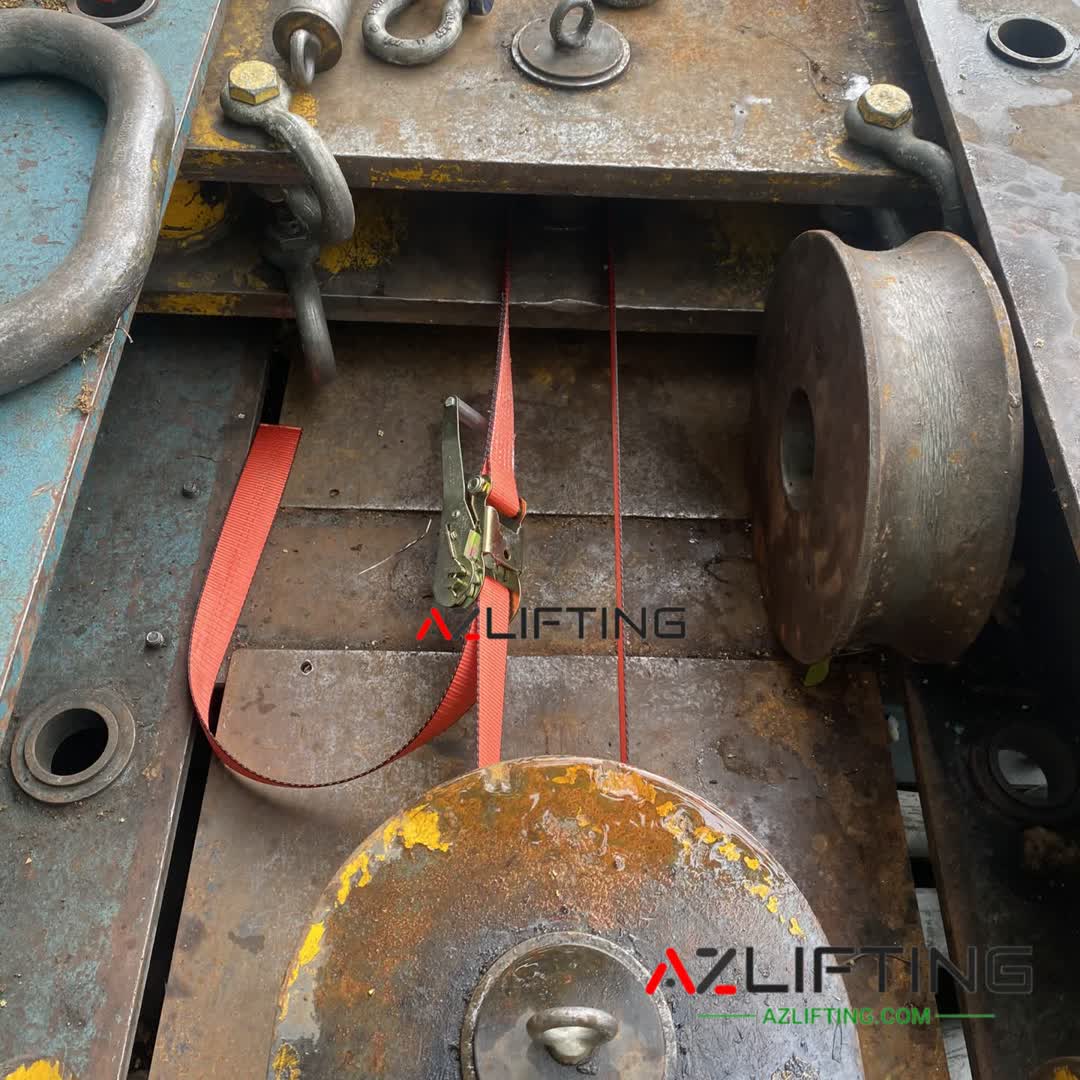 Kiểm định tải trọng dây chằng hàng tăng đơ Kiểm định tải trọng dây chằng hàng tăng đơ