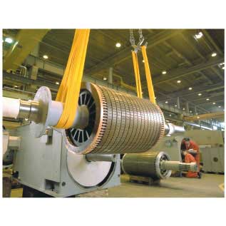 ứng dụng cáp vải tròn cẩu hàng nhà máy, linh kiện ứng dụng cáp vải tròn cẩu hàng nhà máy, linh kiện