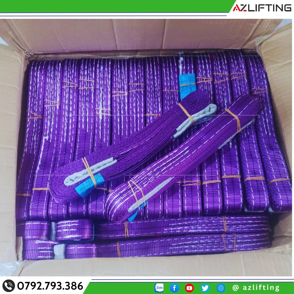 Xả kho cáp vải dẹt 5:1 giá tốt tại Azlifting Xả kho cáp vải dẹt 5:1 giá tốt tại Azlifting