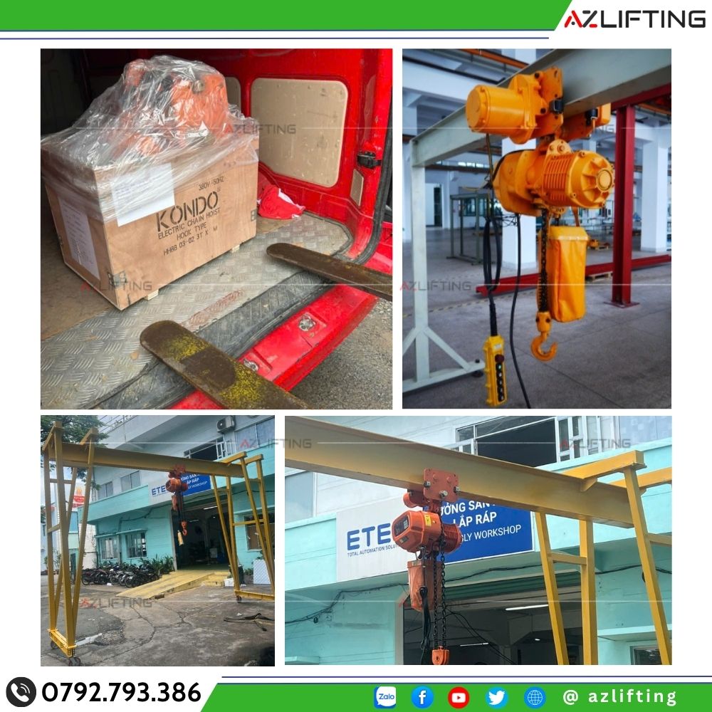 Ứng dụng của pa lăng xích trong ngành tự động hóa Ứng dụng của pa lăng xích trong ngành tự động hóa