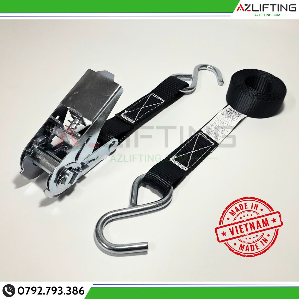 ảnh thực tế dây chằng hàng tăng đơ bản 25mm móc S