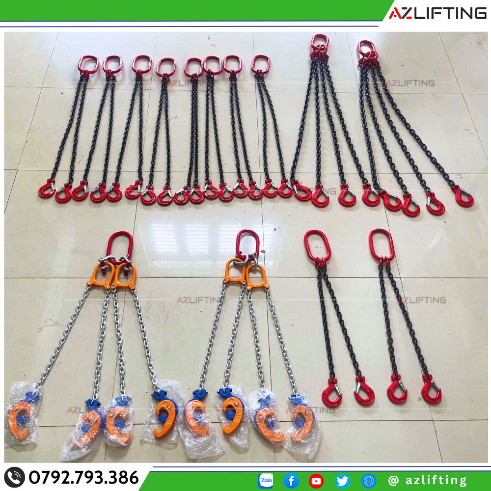 Đơn Hàng Gồm 14 Bộ Xích Cẩu 2 Chân Và 4 Chân Đơn Hàng Gồm 14 Bộ Xích Cẩu 2 Chân Và 4 Chân