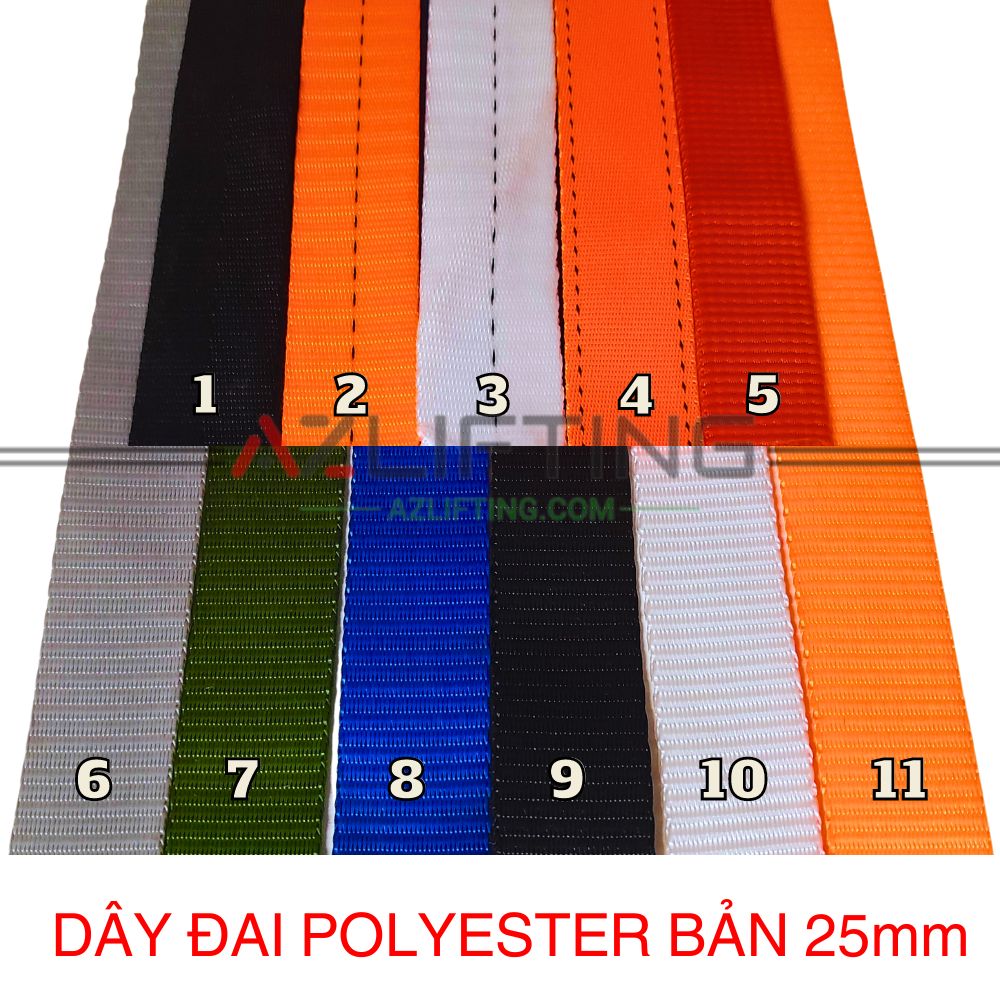 dây chằng hàng tăng đơ chất liệu 100% polyester