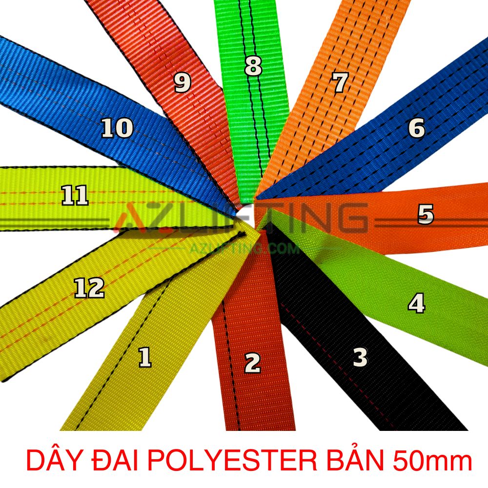 Dây đai dệt bản 50mm PES Dây đai dệt bản 50mm PES