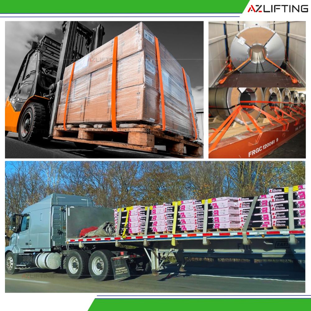 Ứng dụng sản phẩm Dây chằng hàng tăng đơ bản 75mm 8 tấn móc J Ứng dụng sản phẩm Dây chằng hàng tăng đơ bản 75mm 8 tấn móc J