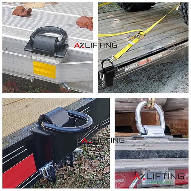 Kết hợp móc neo chằng hàng thùng xe + dây tăng đơ