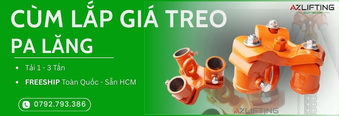 Azlifting chuyên cung cấp cùm lắp giá treo palang 1 tấn 2 tấn 3 tấn Azlifting chuyên cung cấp cùm lắp giá treo palang 1 tấn 2 tấn 3 tấn
