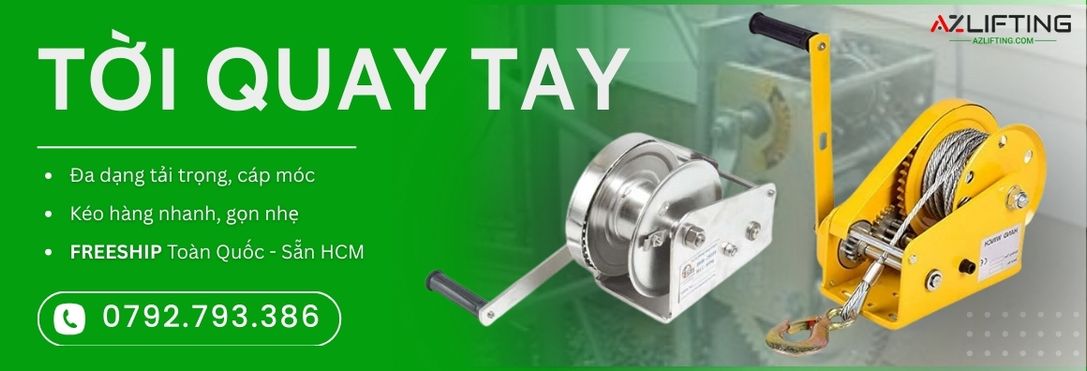 Tời quay tay kéo nâng hàng hóa | Azlifting Tời quay tay kéo nâng hàng hóa | Azlifting
