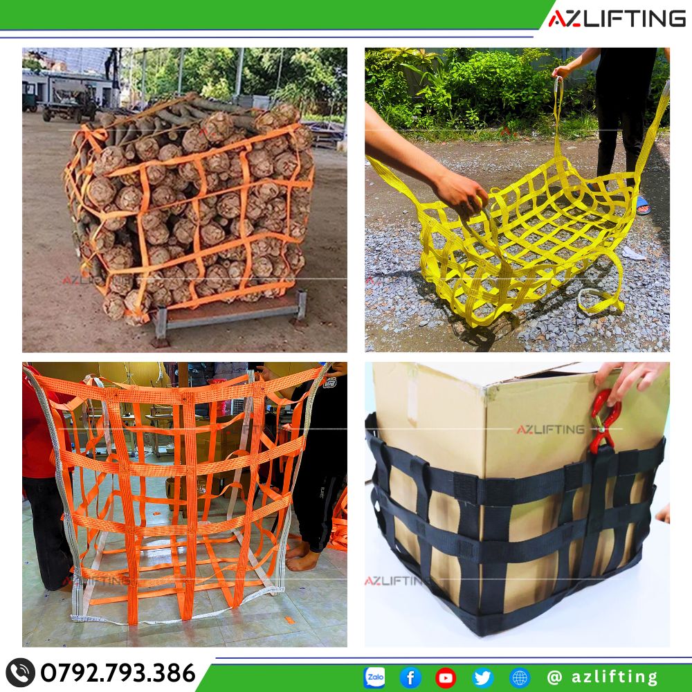 Ứng dụng Lưới bẹ cẩu hàng dạng hộp cẩu hàng Ứng dụng Lưới bẹ cẩu hàng dạng hộp cẩu hàng